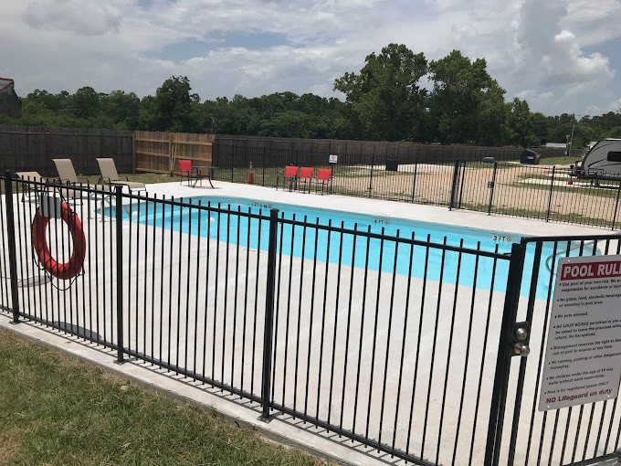 Fences Surrounding The Pool